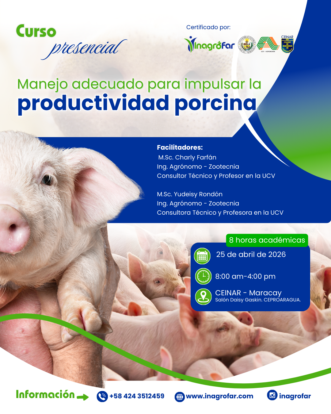 Curso Manejo de Cerdos Inagrofar